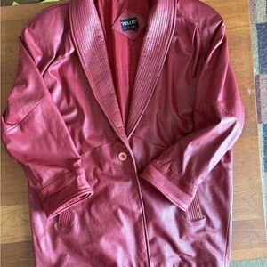 Pelle Women's Red Leather Jacket